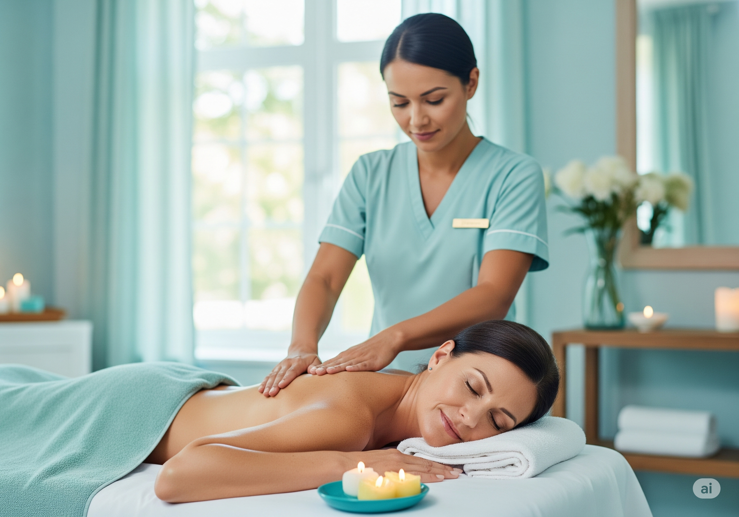 Servicio de masaje relajante con aceites esenciales